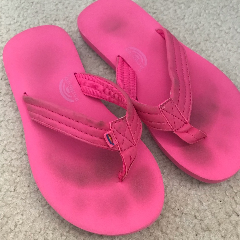 Women’s Rainbow flip flops
